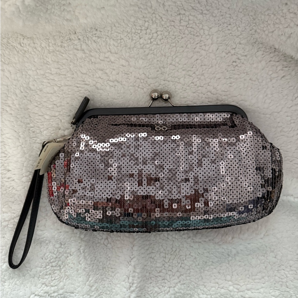 Brand New Coach wristlet sequins